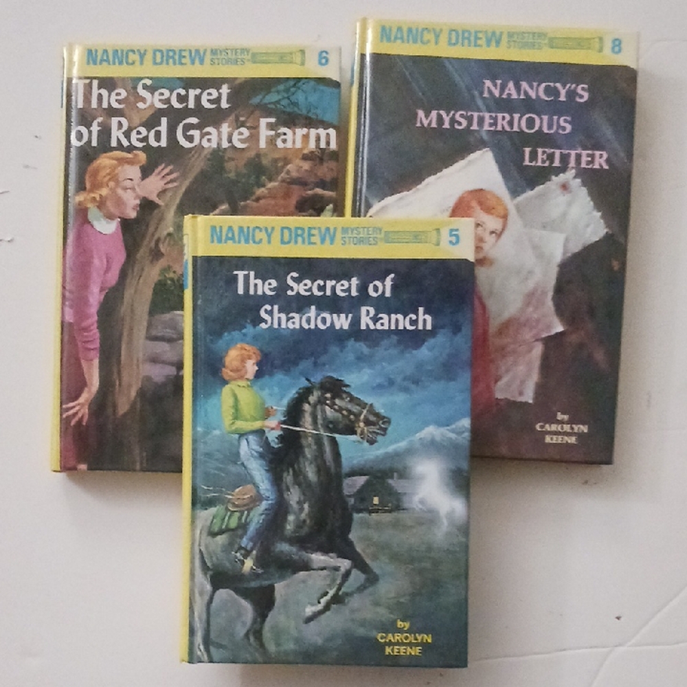 Nancy Drew Mystery Stories Book Set Books 5, 6 and 8